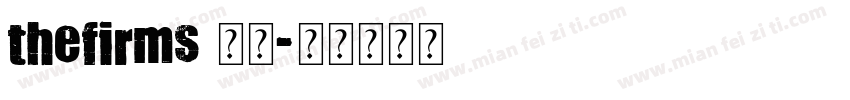 thefirms 斐知字体转换